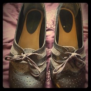 Brown vintage style shoes